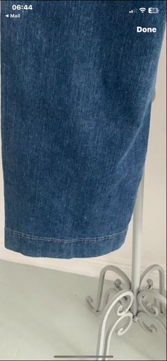 jeans  wide leg Italian brand size 10/13 stretch denim
