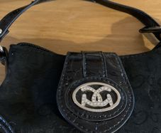 Small black bag with diamonds