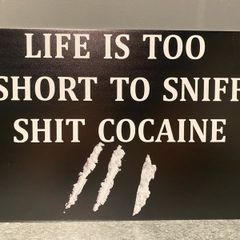 Life's too short Tin Metal Sign