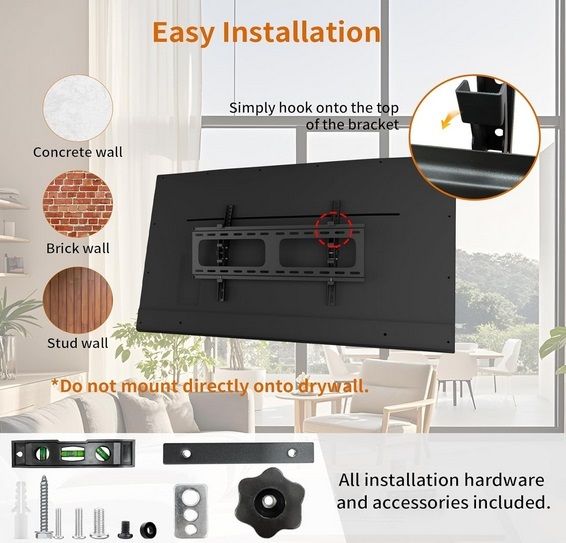 TV Wall Bracket for 30-86 Inch TVs / VESA, Up to 60kg