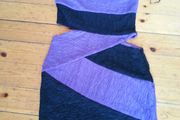 Jane Norman purple and black