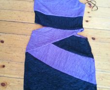 Jane Norman purple and black