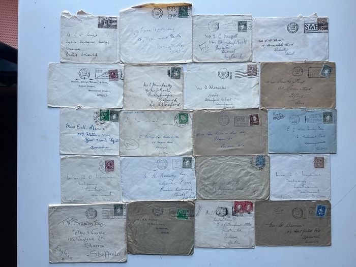 Irish 1930s 1940s Envelopes WW2 era 20 covers