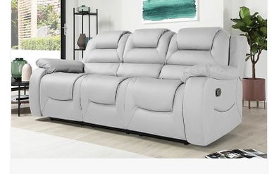 Brand New Axcel Leather Recliner Couches With Drop Down Cupholders Instock Offering Free Delivery