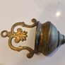 Antique Brass Wall Hanging Holy Water Font / Stoup Image 3