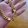 Vintage Gold Tone Necklace Image 5