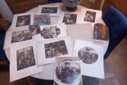 74 prints of paintings, D18 post 8e