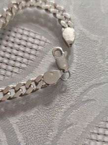 Silver bracelet chain