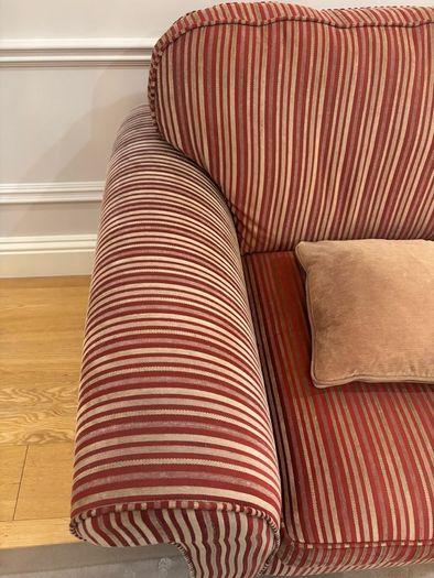 2 elegant fabric armchairs