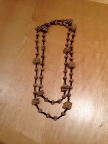Wood & Bead Necklace