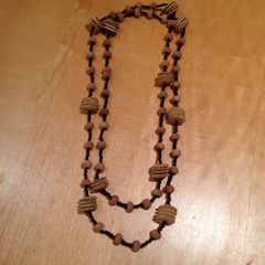 Wood & Bead Necklace