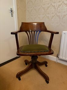 1910 Edwardian Swivel Chair