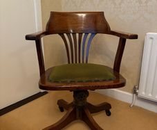 1910 Edwardian Swivel Chair