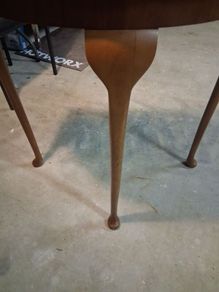 half moon hall table
