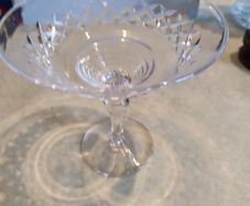 Vintage Stuart Crystal England Compote Dish.