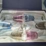 Vintage Hand Blown Italian Cristalleria Fratelli Fumo Crystal Wine Glasses. Not Used. Boxed. Image 8