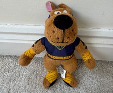 Scoob Movie approx. 7" Scooby Doo Superhero Soft Used Please see pictures