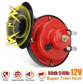 60dB Air Horn for Car Snail Electric Horn 12V Power Supplies Boat Motorcycles Automotive Loudspeaker Car Speaker Sound Signal