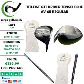 Titleist GT1 Driver / 10 Degree / Tensei Blue AV 65 Regular