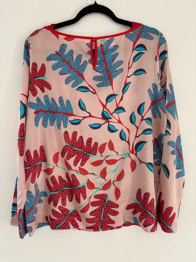 Marc Caine long sleeve silk top