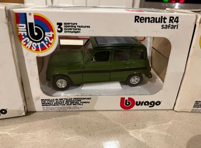 Renault 4 Safari 1/24 Burago Ultra Rare
