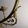 Early 20th Century Large Brass Five-Arm Candelabra Image 6