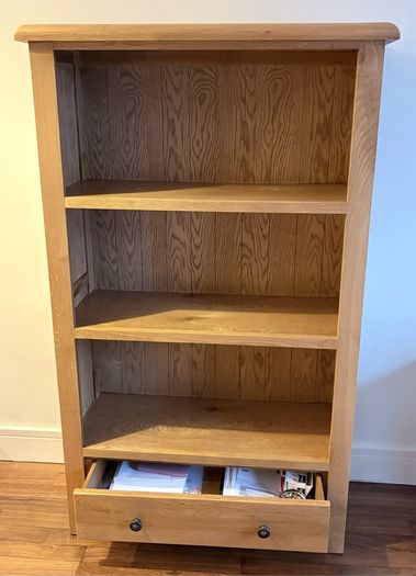 EZ Living Oak Bookcase