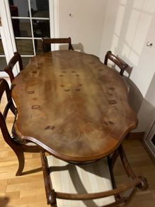 Dining room table and chairs