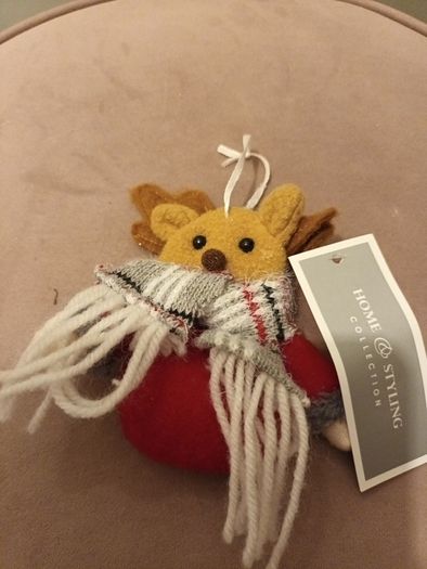 Handcrafted christmas felt reindeer