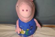 Vintage peppa pig George plush 2003 in fab condition 18"