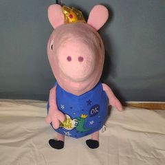 Vintage peppa pig George plush 2003 in fab condition 18"
