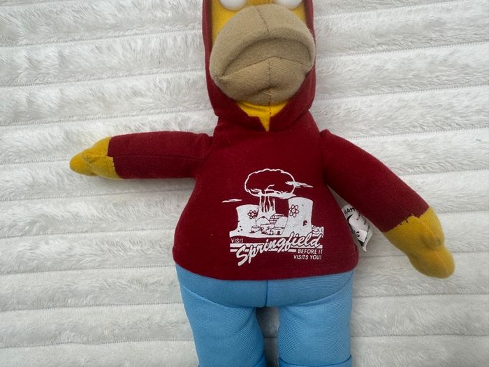The Simpsons Homer Visit Springfield Plush Matt Groening 2006 approx. 33 cm. Used Please see photos