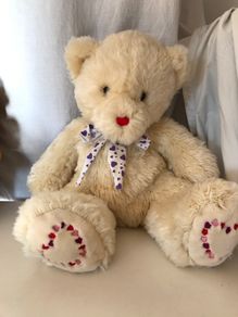 New Large Very Soft white Teddy