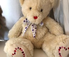 New Large Very Soft white Teddy