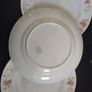 Lovely Set of Five Matching Vintage Floral Tea Plates by Tuscan China in a Lovely Pattern Featuring Subtle Pink Rose Posies with Swags Image 6