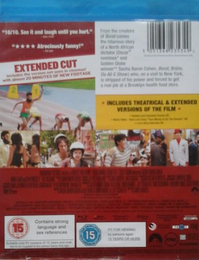 The Dictator [2012] Sacha Baron Cohen, Anna Faris & Ben Kingsley [Blu-ray Movie]