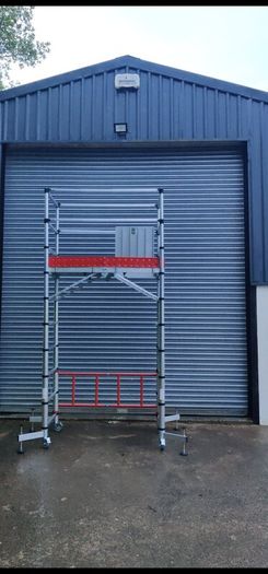 Aluminium scaffolding towers