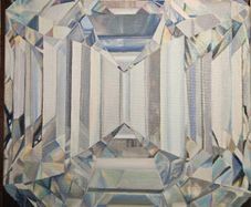 Original Oil Painting " Diamond "