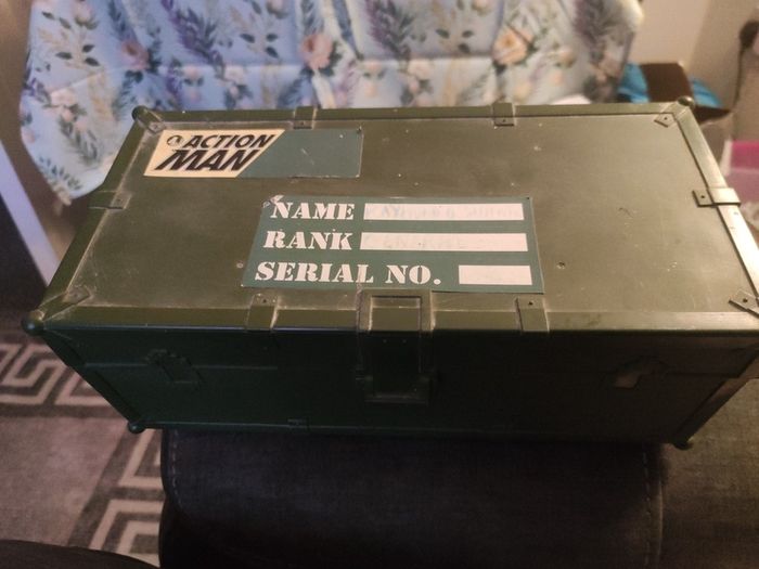 Action Man Ammo Kit Box Storage Carry Case Green Vintage 1997 Hasbro