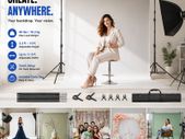 Heavy Duty Photography Backdrop Stand Adjustable Background Support System
