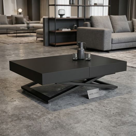SANNA 2-in-1 Transforming Table | Height-Adjustable & Extendable Coffee to Dining Table