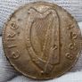 Ireland 1968 1d Penny Mint Error Struck on Defective Planchet Tin Planchet Image 7