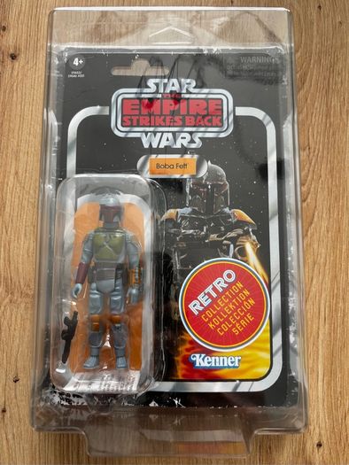 Hasbro Star Wars The Empire Strikes Back Boba Fett Retro with Ultimate Guard