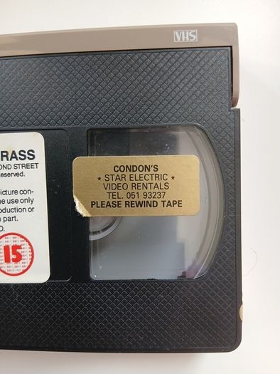 The Supergrass Film On A High Quality MAXELL Tape Ex Rental.