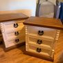 Cream Solid Oak Bedroom Furniture Set Image 9
