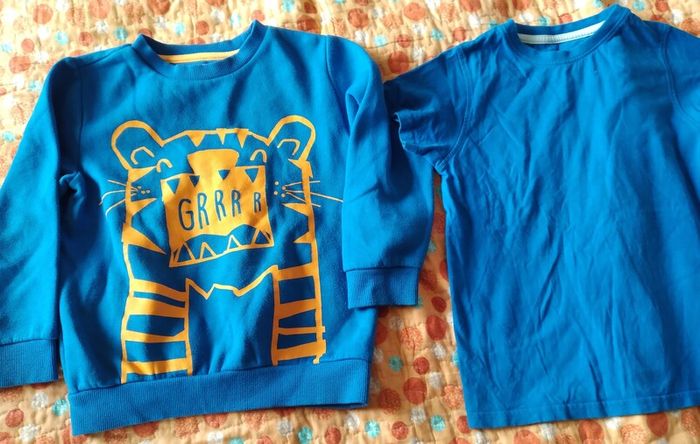 Large bundle boys clothes age 5 to 6 years.