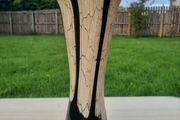 Artistic vase from the Jozefina glassworks in Krosno (Krosno, Poland).