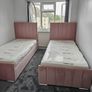 Single Divan Bed And Mattress With Headboard Image 6