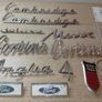 Collection Of Original Car/van Logo/motif In Good Order Man Cave many vintage metal logos plus more Image 2
