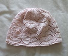Next Baby Pink Wool Hat